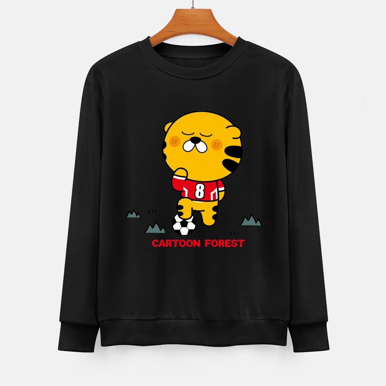 Front Patterned Long Sleeve TopEverydayWear SoftWear